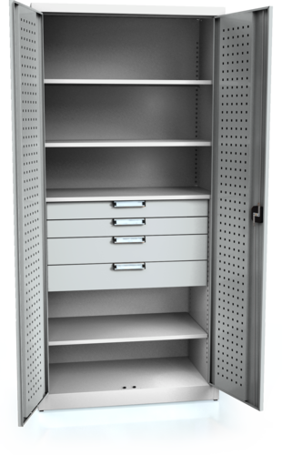 System cupboard UNI 1950 x 920 x 500 - shelves-drawers